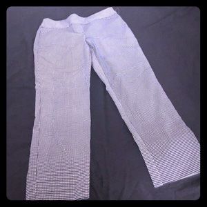 High waisted, checkered pants